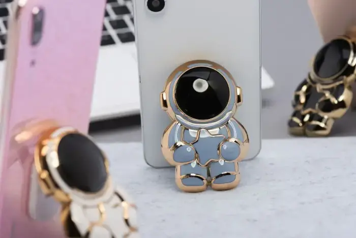 Phone stand ASTRONAUT - stick-on - blue Foto 6