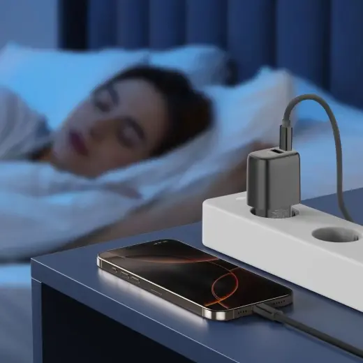 Tech-Protect NCA20 tīkla lādētājs | 20W | PD, QC | USB-A, USB-C | melns Foto 7