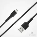  datu pārraides un uzlādes vads | USB-A uz Micro USB | melns Foto 6