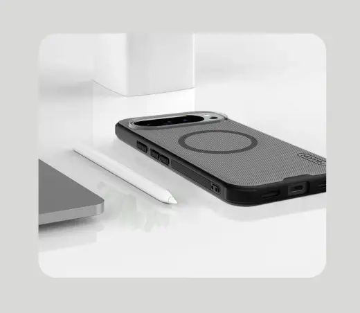 Nillkin Super Frosted PRO Magnetic Back Cover for Google Pixel 10|10 Pro Transparent Black Foto 7