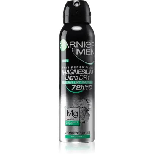 Garnier Magnesium Ultra Dry Deospray - Men's Antiperspirant with Magnesium - 150 Ml
