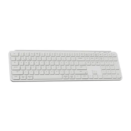 Ultra Slim Keychron B6 Pro 2.4G Wireless Keyboard (White) [B6P-K8]. Photo