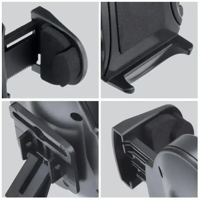 Car phone holder Forcell F-Grip Oval 27 cm windshield / dashboard / air vent black Photo