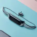 Fusion Metal Bracelet ремешок для часов Xiaomi Mi Band 3 | 4 | 5 | 6 серебряный Фото num