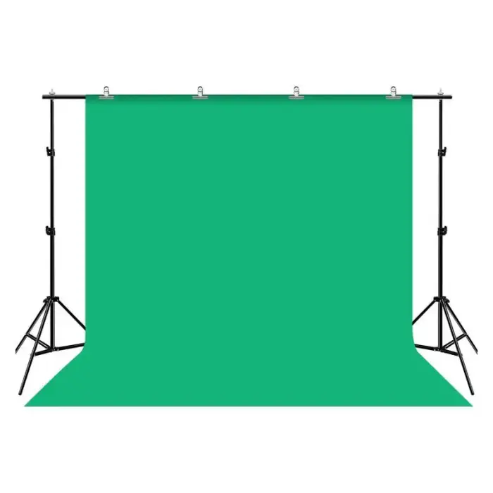 Puluz 2x3m photo backdrop set/stand + photo backdrops 3 pcs PKT5205 Foto 2