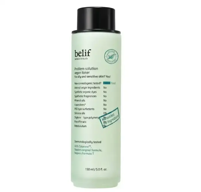 Belif Problem Solution Vegan Toner 150
