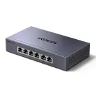 Switch Ugreen 6-Port 1Gb/s Ethernet Switch with PoE - Gray Foto 1