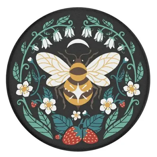 Popsockets 2 Bee Boho Phone Holder and Stand - Black Foto 3