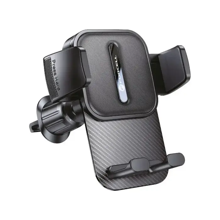 Car phone holder Forcell F-Grip Guardian AV air vent black Photo