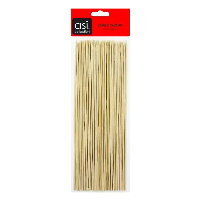 Bamboo grill skewers 50 pcs., 25cm, Ø2.5cm Photo