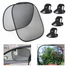 Car sun visor with suction cups for rear windows black Foto 1