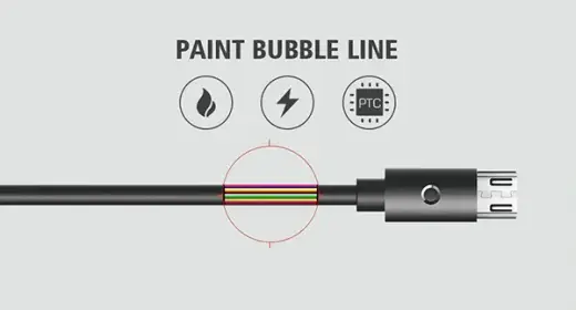 REMAX Cable Waist Drum RC-082m - USB to Micro USB - Grey Foto 5