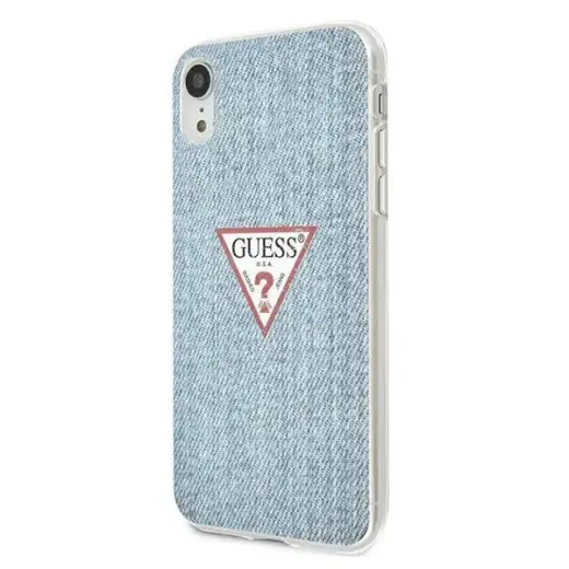 Guess GUHCI61PCUJULLB iPhone Xr light blue hardcase Jeans Collection Foto 2