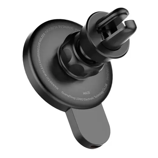 LDNIO Car Mount ,MA20 with inductive charger 15W and metal ring (Black) Photo