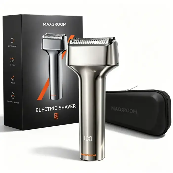 MAXGROOM WF-2037D foil electric shaver IPX7 - silver