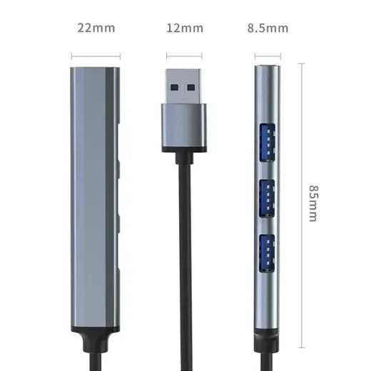 HUB adapter USB 3.0 4in1, 4x USB 3.0 Фото num