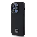 DKNY PU Leather Stack Logo Magsafe Case for iPhone 15 Pro Max Black — Foto 2