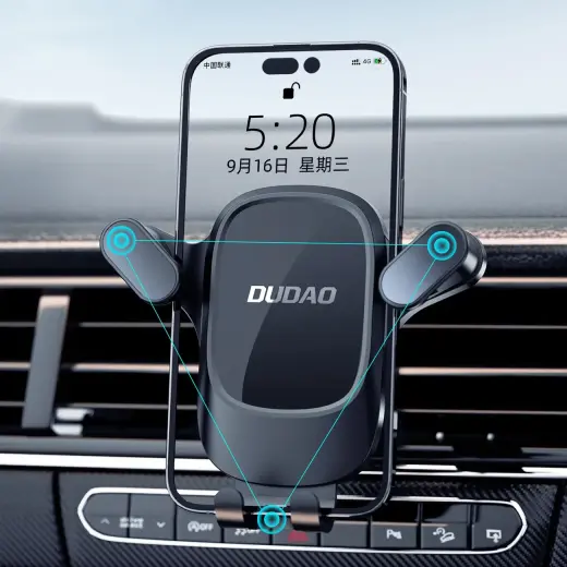 Dudao F5Pro air vent car phone holder - black Foto 7
