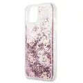 Guess GUHCP13SLGPEPI iPhone 13 mini 5,4" różowy|pink hardcase Peony Liquid Glitter Фото num