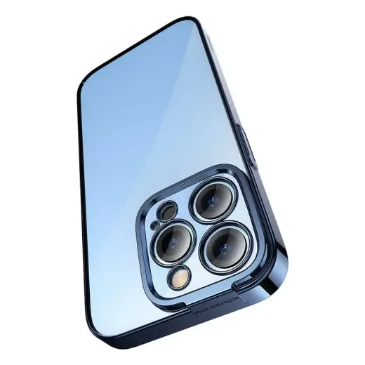 Baseus Glitter Transparent Case and Tempered Glass set for iPhone 14 Pro (blue) Foto 3