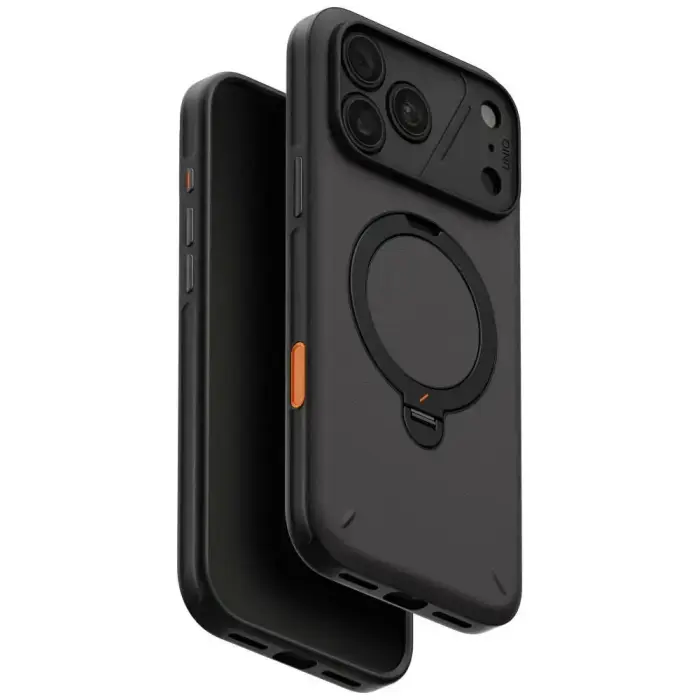 Case UNIQ Elix for iPhone 18 Pro Max / 17 Pro Max 360 Rotating Kickstand gray