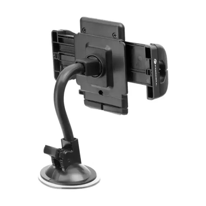 Car phone holder Forcell F-Grip Regular 17 cm windshield / dashboard / air vent black Photo