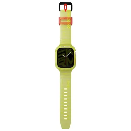 Skinarma Band+Case Saido 2in1 Apple Watch 45|44mm yellow neon Фото num