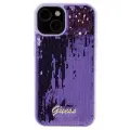 Guess Sequin Script Metal case for iPhone 15 - purple — Foto 3