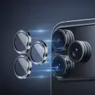 Rock Tempered glass Pure Series Camera Lens on camera for Iphone 17 Pro/17 Pro Max (lens 3 pieces) orange Foto 3