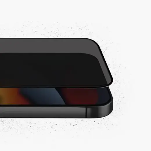 Uniq Optix защитное стекло для телефона iPhone 14 | iPhone 13 | iPhone 13 Pro с аппликатором (privacy effect) Фото num