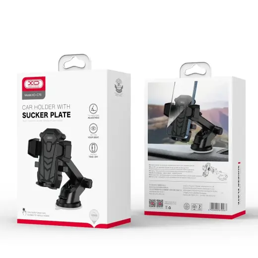 XO car holder C76 black with suction cup Photo