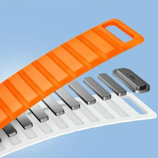 Uniq Revix Evo Magnetic Strap for Apple Watch 42 | 44 | 45 | 49 mm - Green-Yellow Foto 5