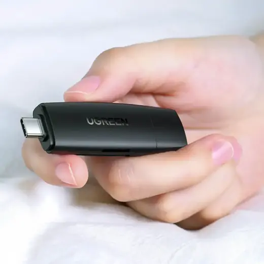 Ugreen adapter SD / micro SD card reader (USB-A / USB-C) black (CM304) Foto 11