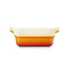 Rectangular baking dish Heritage stoneware 19x14cm / 1.1L orange — Photo 1