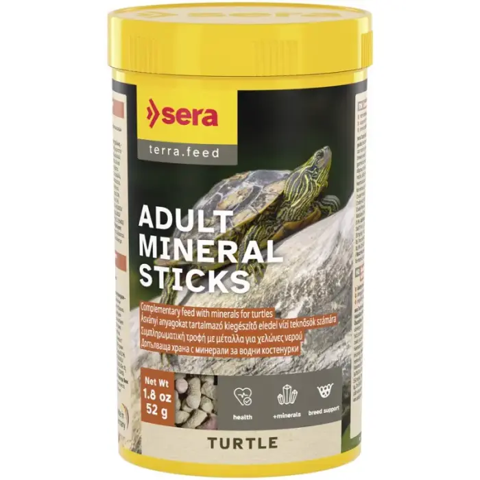 Barība bruņurupučiem - Sera Turtle Adult Min.Sticks 250ml 52g