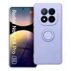 SILICONE RING case for XIAOMI Redmi Note 14 Pro 5G violet — Foto 1