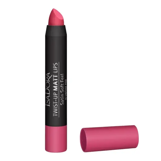 IsaDora, Twist-Up, Matt, Cream Lipstick, 70, Vintage Pink, 3.3 g