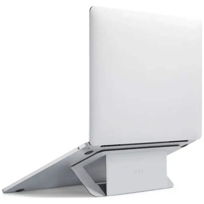 Moft Movas adhesive laptop stand – cement color