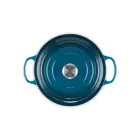 Le Creuset Cast iron pot round Ø26cm / 5,3L blue Photo