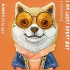 Etui Nimmy Glasses Cool Dog do iPhone 17  Pro Max pomarańczowy Foto 6