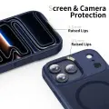 TECH-PROTECT MAGMAT чехол с поддержкой MagSafe для телефона Apple iPhone 17 Pro синий — Фото 5
