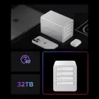 Orico 8848U4 DAS Series 4-Bay M.2 NVMe SSD Disk Array - White Foto 18