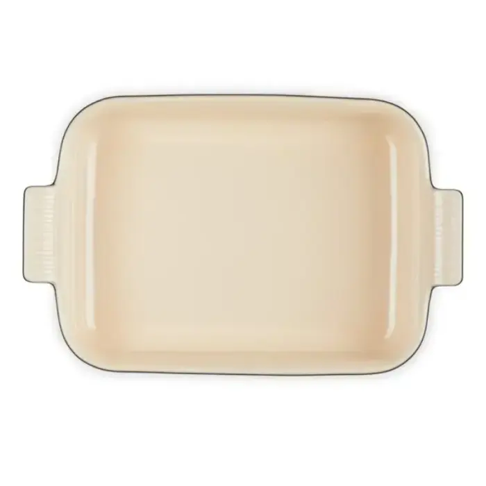 Le Creuset Cepamtrauks taisnstūra Heritage akmens masas 32x24cm / 4L melns Foto 3