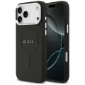 Guess PU Saffiano MagSafe Case for iPhone 17 Pro Max Black — Photo 1