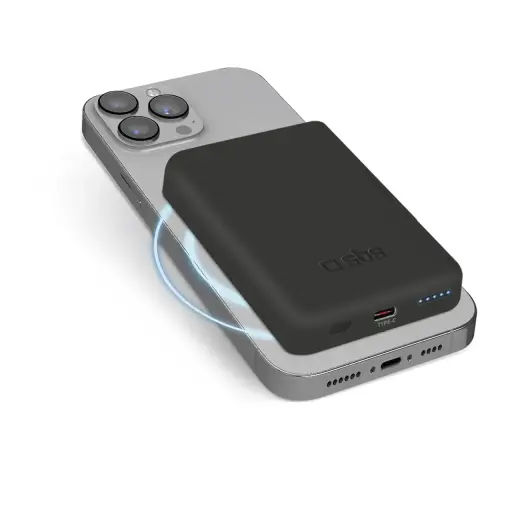 SBS TEBB5000MAG1CK внешний аккумулятор (powerbank) | 5000 mAh | 10W | USB-C, MagSafe | черный Фото num