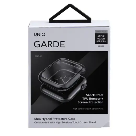 UNIQ etui Garde Apple Watch Series 4|5|6|SE 40mm. szary|smoked grey Фото num