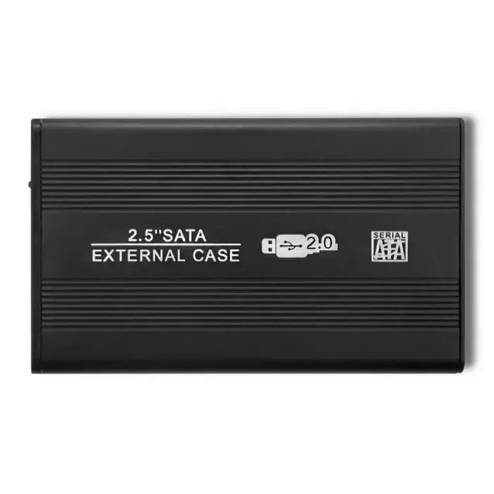 Qoltec External Hard Drive Case HDD/SSD 2.5'' SATA3 | USB 2.0 | Black Foto 5