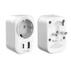 Tech-Protect TA100 UK Adapter - White — Фото 2