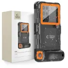 TECH-PROTECT IPX8 UNIVERSAL DIVING WATERPROOF CASE BLACK/ORANGE — Фото 1