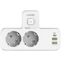 Listwa zasilająca Beline                  z podświetleniem LED 2xUSB-A|USB-C|2xAC biały Photo
